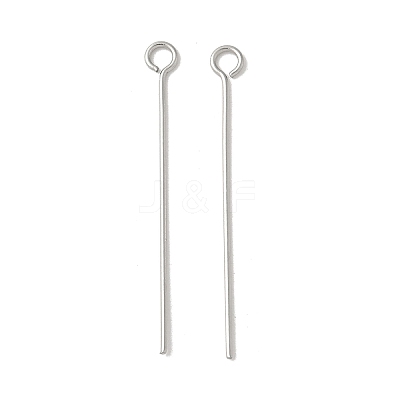 304 Stainless Steel Eye Pins STAS-K293-13P-0.6x30mm-1