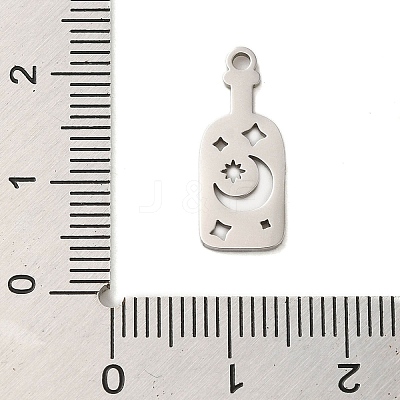Non-Tarnish 304 Stainless Steel Pendants STAS-S123-03P-03-1