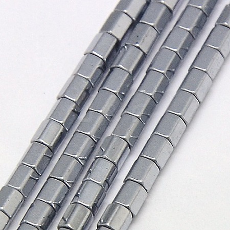 Electroplate Non-magnetic Synthetic Hematite Beads Strands G-J166-2x2mm-06-1