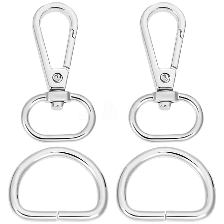 Alloy Swivel Lobster Claw Clasps FIND-BBC0003-78A-P-1