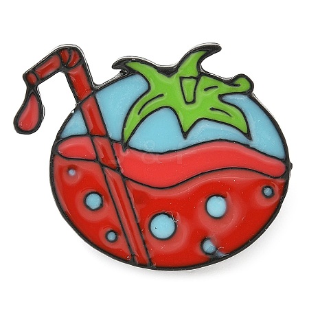 Tomato Theme Enamel Pins JEWB-Q010-01EB-02-1