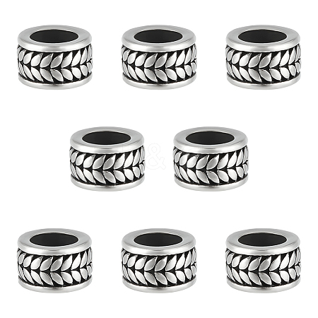 Unicraftale 8Pcs 304 Stainless Steel Beads STAS-UN0054-31-1