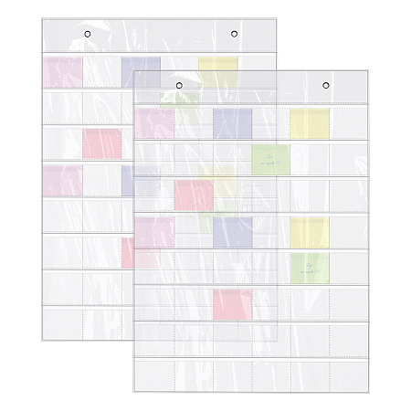 48 Grids PVC Badge Storage Rolls ABAG-WH0046-88-1