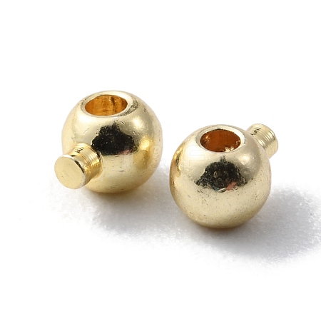 Brass Crimp Beads LS-KK-WH0031-33G-1