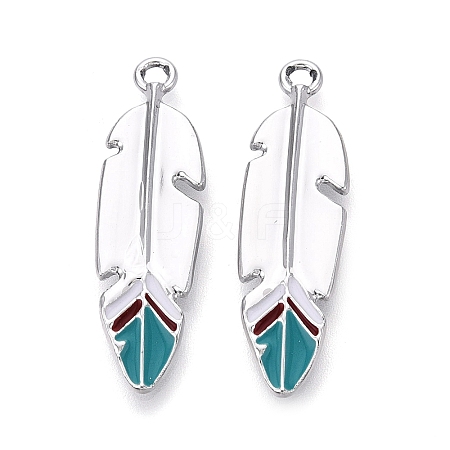 Alloy Enamel Pendants FIND-WH0110-194P-1