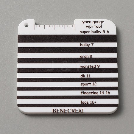 Acrylic Yarn Wrap Per Inch Guide Board DIY-WH0033-92B-1