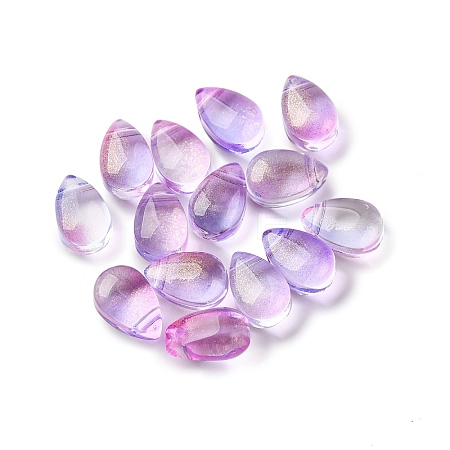 Transparent Glass Charms GGLA-M004-05B-03-01-1