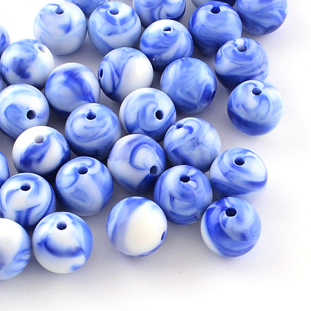 Opaque Acrylic Beads SACR-R853-8mm-209-1