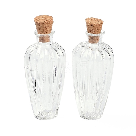 Glass Cork Bottles AJEW-O032-05C-1