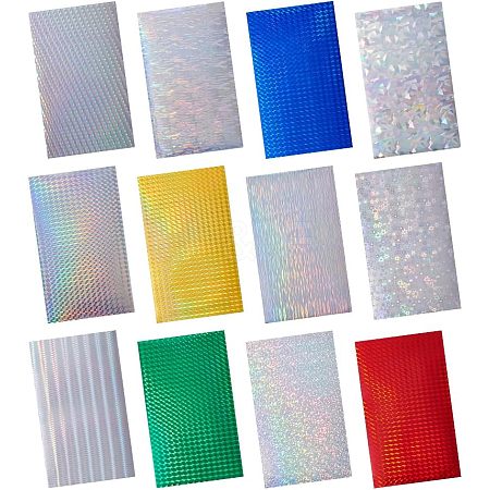 Waterproof Holographic Adhesive Craft Vinyl Sheets DIY-FG0001-25-1