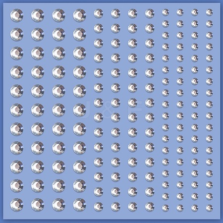 Acrylic Rhinestone Facial Stickers LS-PW-WG72147-01-1