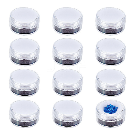 Column Plastic Loose Diamond Storage Screw Top Foam Gem Jars CON-HY0001-04A-1