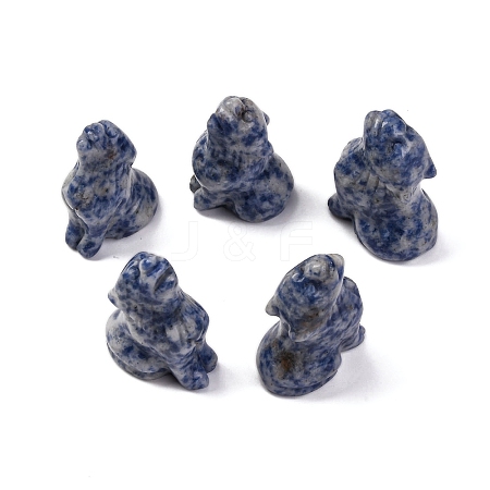 Natural Blue Spot Jasper Display Decorations DJEW-P019-A03-1