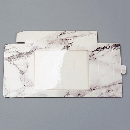 Marble Texture Pattern Paper Gift Boxes CON-WH0072-15B-1