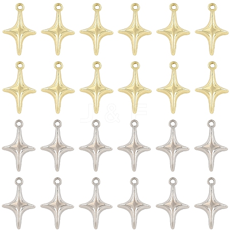 20Pcs 2 Colors Alloy Pendants INS-YW0001-01-1