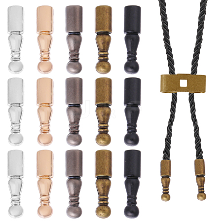 15Pcs 5 Colors Alloy Pendants Findings FIND-CA0009-93-1