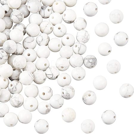 4 Strands Natural Howlite Beads Strands TURQ-OC0001-02B-1