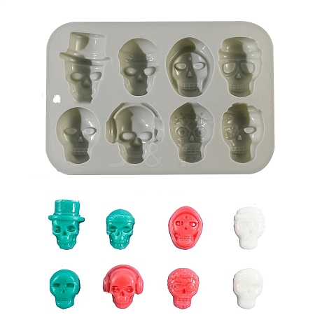 Skull DIY Silicone Molds PW-WG69AC2-01-1