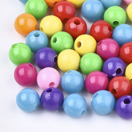 Plastic Beads X-KY-Q051-01A-M-1