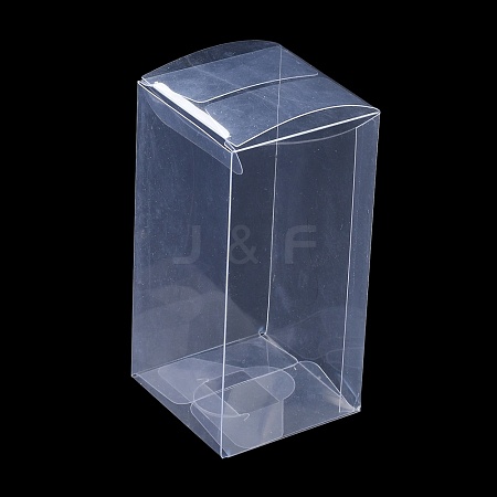 Rectangle Transparent Plastic PVC Box Gift Packaging CON-F013-01F-1