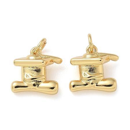 Rack Plating Brass Pendants KK-K392-53G-1