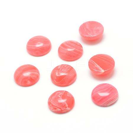 DyedSynthetic Rhodochrosite Cabochons G-T020-16mm-07-1