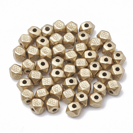 Spray Painted Acrylic Bead Spacers ACRP-T005-40-1