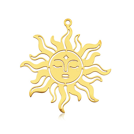 201 Stainless Steel Pendants STAS-S105-LA724-2-1