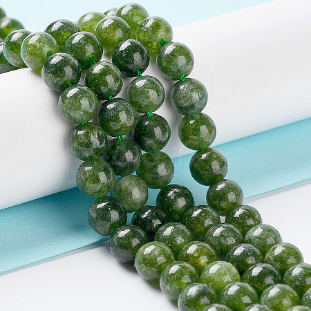 Dyed Natural Malaysia Jade Beads Strands G-G021-02B-13-1