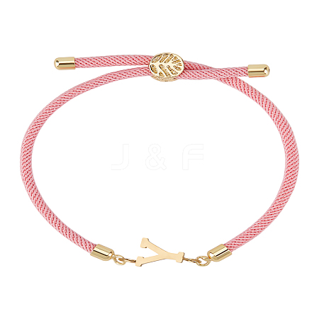 1Pc Adjustable Nylon Cord Slider Bracelets for Women BJEW-LP0001-32Y-03-1