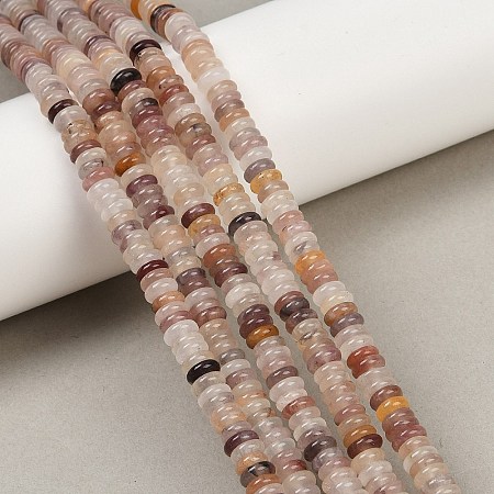 Natural Violet Strawberry Quartz Beads Strands G-Q159-B31-01-1