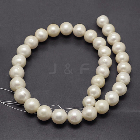 Natural Cultured Freshwater PearlBeads Strands PEAR-f001-31-01-1