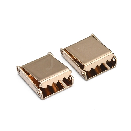 Zinc Alloy Ribbon Crimp Ends FIND-WH0126-13B-KCG-1