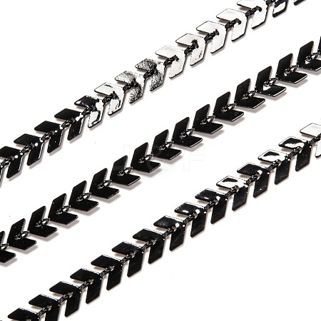 Spray Painted Brass Link Chains CHC-M021-02B-1