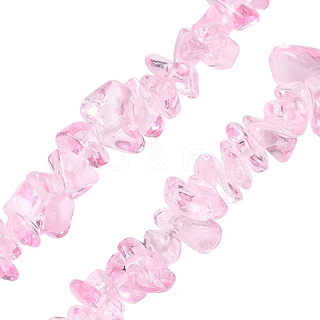 Transparent Glass Beads Strands GLAA-Z009-01K-1