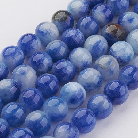 Natural Persian Jade Beads Strands G-J356-14-10mm-1