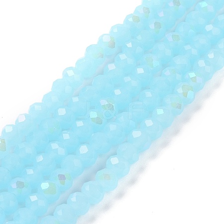 Electroplate Glass Beads Strands EGLA-A044-J4mm-L04-1