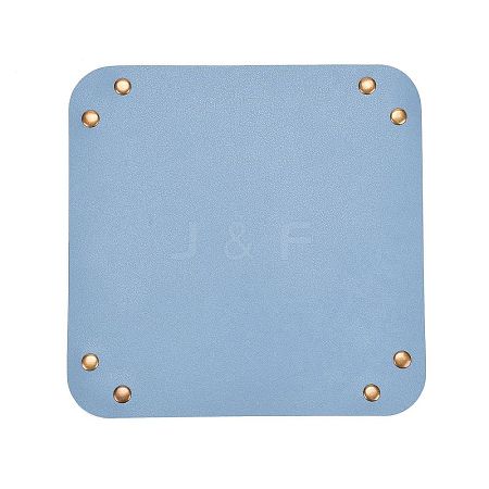PVC Leather Storage Tray Box with Snap Button LS-AJEW-D050-01A-03AB-1