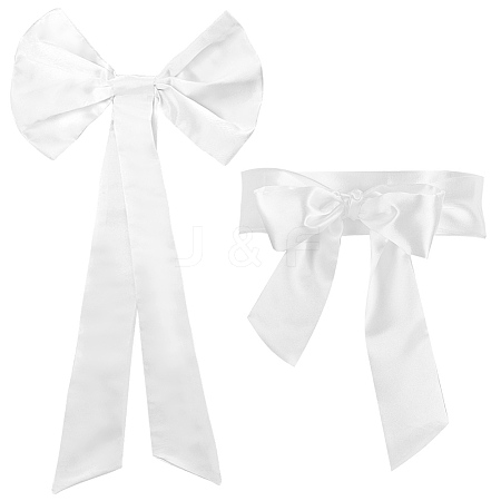 Detachable Velvet Bowknot AJEW-GA0007-66-1