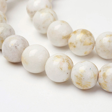 Natural Mashan Jade Beads Strands X-G-P232-01-F-4mm-1