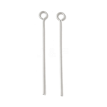 304 Stainless Steel Eye Pins STAS-K293-13P-0.6x30mm-1