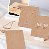 40Pcs Paper Earrings Necklace Display Cards CDIS-LP0001-17B-3