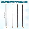 Cowhide Leather Bookmarks AJEW-DR00005-2