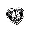 Halloween Double Skull Heart Alloy Enamel Pins PW-WG58F9D-01-1