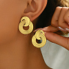 Elegant Stainless Steel Stud Earrings VF4299-8-7