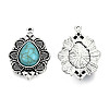 Tibetan Style Alloy Pendants PALLOY-R113-003-RS-1