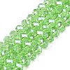 Electroplate Glass Beads Strands EGLA-A044-T8mm-A09-1