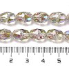 Transparent Glass Beads Strands EGLA-D030-03B-4