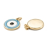 Brass Enamel Pendants KK-P204-12G-4