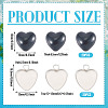 20Pcs 304 Stainless Steel Pendant Cabochon Settings for Fashion Jewelry STAS-TA0006-23-3